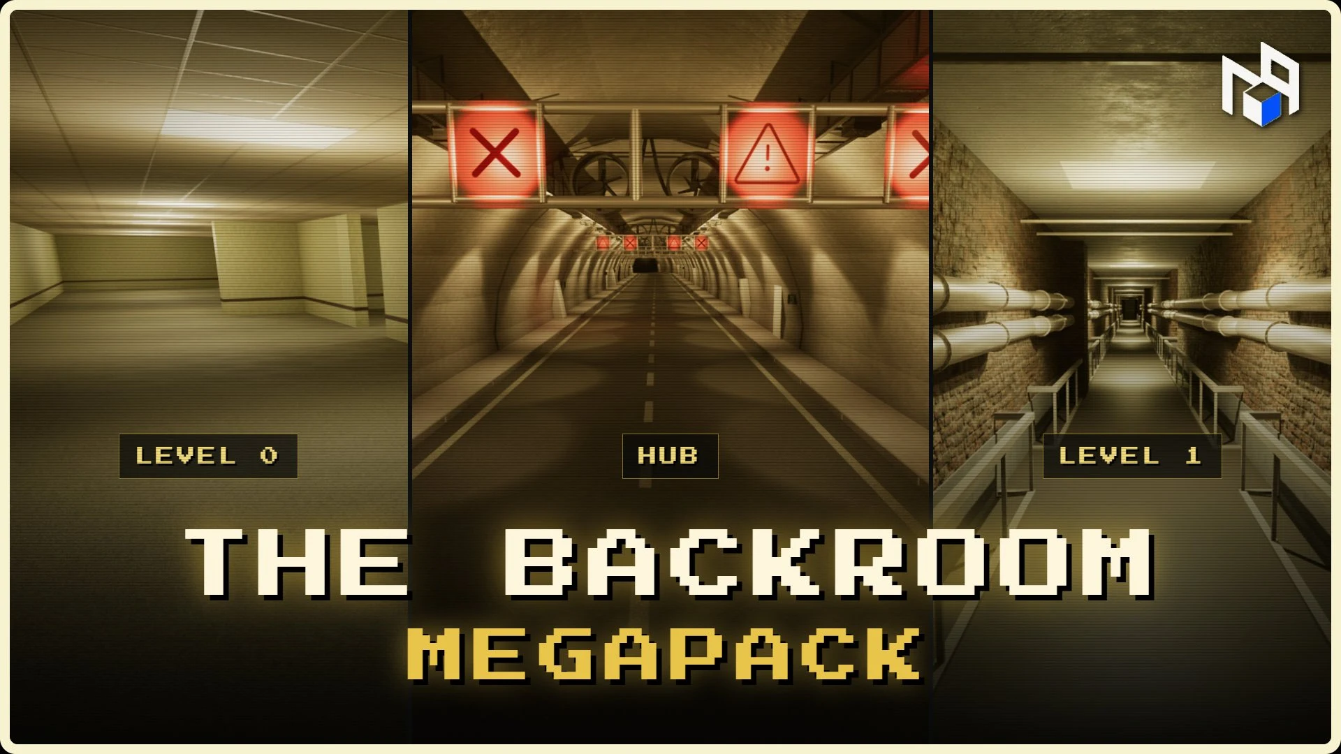 Backrooms Megapack: Level 0, Hub and Level 1