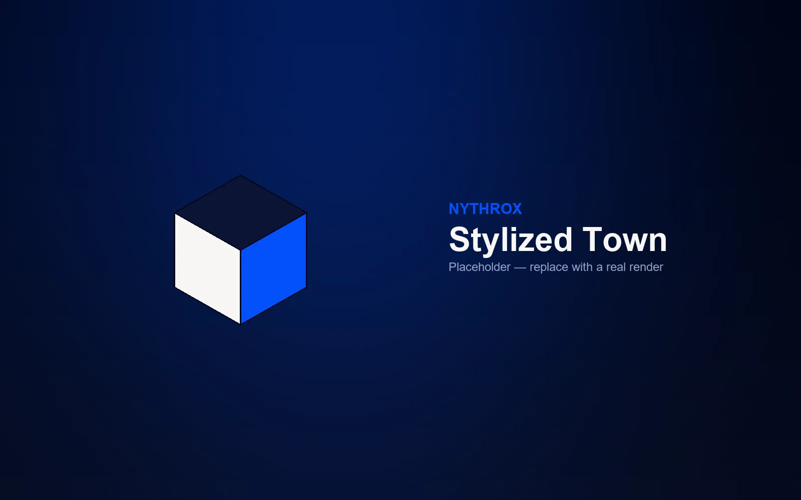Stylized Town Environment